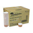Pactiv Evergreen EarthChoice Compostable Soup Cup, Small, 8 oz, 3 x 3 x 3, Brown, Paper, 500/Carton