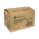 Pactiv Evergreen Aluminum Steam Table Pan, One-Third Size Deep Loaf Pan, 3" Deep, 5.9 x 8.04, 200/Carton
