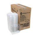 Pactiv Evergreen ClearView MealMaster Lid with Fog Gard Coating, Medium Flat Lid, 8.13 x 6.5 x 0.38, Clear, Plastic, 252/Carton