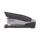 Bostitch InPower Spring-Powered Premium Desktop Stapler, 20-Sheet Capacity, Black/Gray