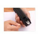 Bostitch InPower Spring-Powered Premium Desktop Stapler, 28-Sheet Capacity, Black/Silver