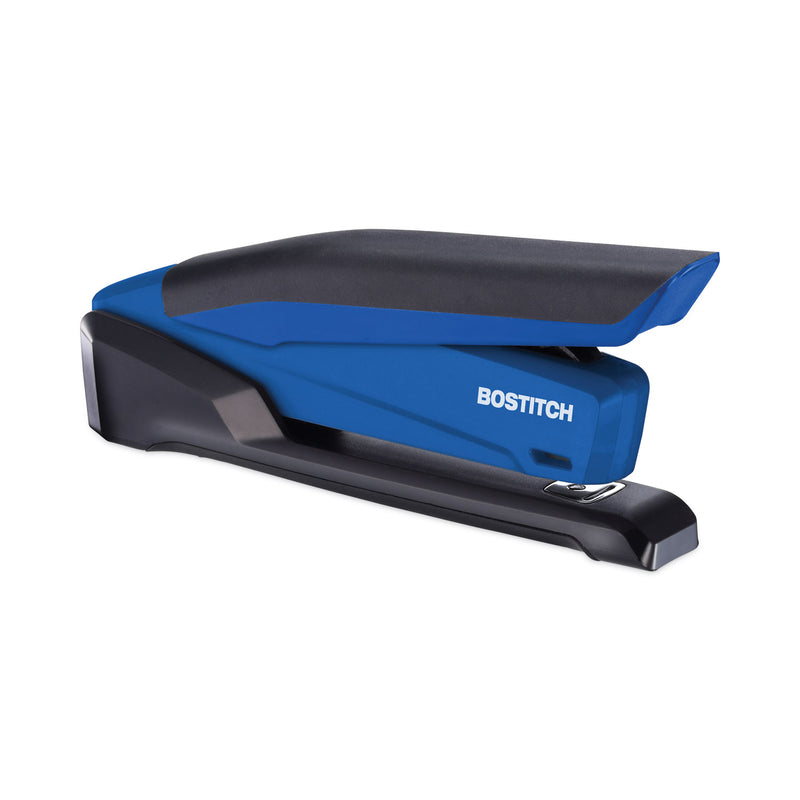 Bostitch InPower Spring-Powered Desktop Stapler, 20-Sheet Capacity, Blue