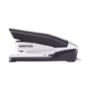 Bostitch InPower Spring-Powered Premium Desktop Stapler, 28-Sheet Capacity, Black/Silver
