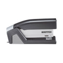 Bostitch InJoy Spring-Powered Compact Stapler, 20-Sheet Capacity, Black