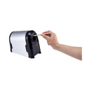Bostitch Super Pro Glow Commercial Electric Pencil Sharpener, AC-Powered, 6.13 x 10.63 x 9, Black/Silver