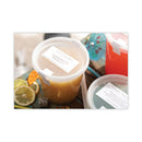 Pactiv Evergreen Newspring DELItainer Microwavable Container Lid, Recessed, 4.55" Diameter x 0.4" h, Translucent, Plastic, 480/Carton