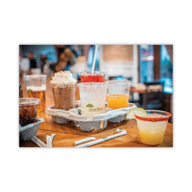 Pactiv Evergreen EarthChoice Recycled Clear Plastic Cold Cups, 9 oz, Clear, 975/Carton