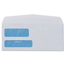 Quality Park Double Window Security-Tinted Check Envelope,