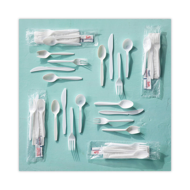 Pactiv Evergreen Fieldware Cutlery, Spoon, Mediumweight, White, 1,000/Carton