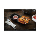 Pactiv Evergreen SmartLock Foam Hinged Lid Container, Sandwich, 5.75 x 5.75 x 3.25, Black, 504/Carton