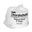 Pactiv Evergreen EarthChoice Compostable Fiber-Blend Bagasse Dinnerware, Plate, 9" dia, Natural, 500/Carton