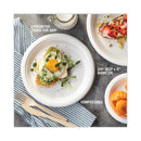 Pactiv Evergreen EarthChoice Compostable Fiber-Blend Bagasse Dinnerware, Plate, 9" dia, Natural, 500/Carton