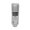 Pactiv Evergreen EarthChoice Strawless RPET Lid, Dome Lid, Fits 9 oz to 20 oz "A" Cups, Clear, 900/Carton