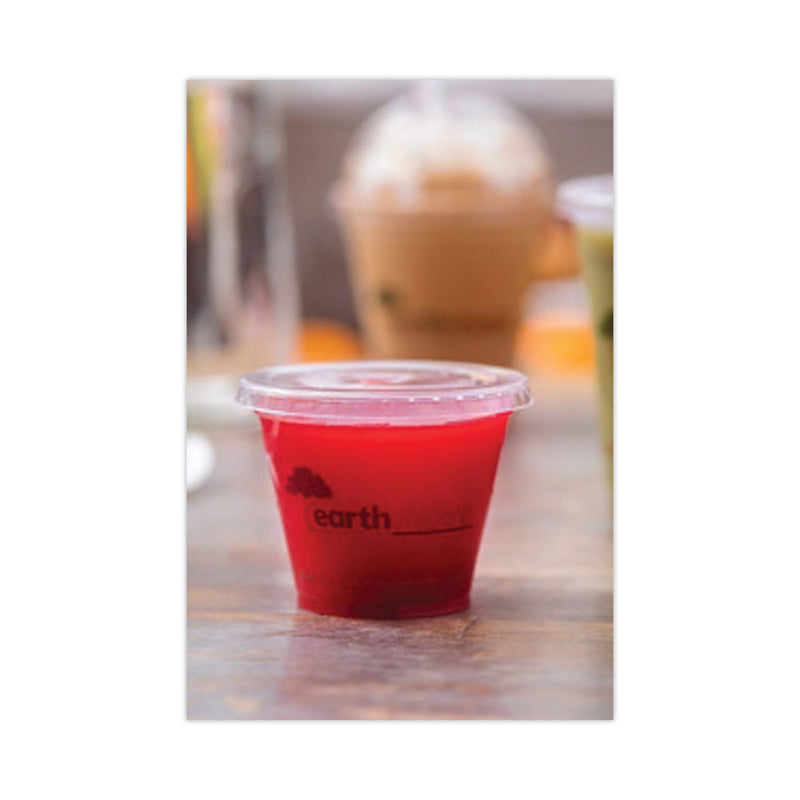 Pactiv Evergreen EarthChoice Compostable Cold Cup, 9 oz, Clear/Printed, 975/Carton