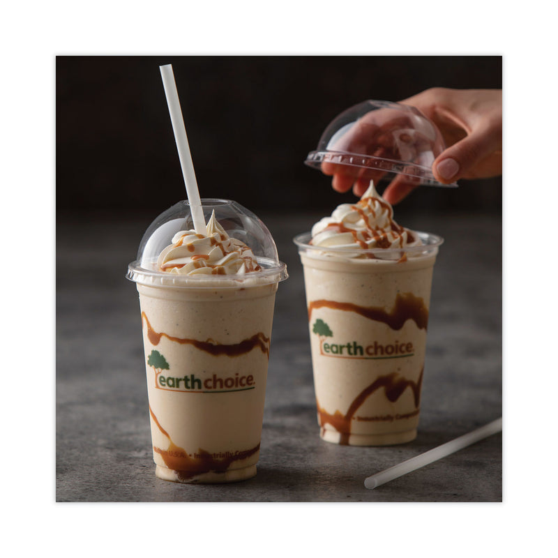 Pactiv Evergreen EarthChoice Compostable Cold Cup, 20 oz, Clear/Printed, 600/Carton