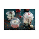 Pactiv Evergreen EarthChoice Recycled Clear Plastic Sundae Dish, 8 oz, 4" dia x 3"h, Clear, 60/Bag, 15 Bags/Carton