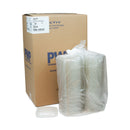 Pactiv Evergreen EarthChoice Recycled PET Container Lid, For 8/12/16 oz Container Bases, 5.5 x 5.5 x 0.38, Clear, Plastic, 504/Carton