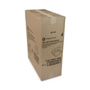 Pactiv Evergreen Vented Foam Hinged Lid Container, Dual Tab Lock, 3-Compartment, 9.13 x 9 x 3.25, White, 150/Carton