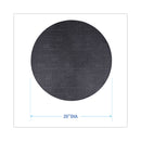 Boardwalk Sanding Screens, 20" Diameter, 60 Grit, Black, 10/Carton