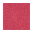 Boardwalk Buffing Floor Pads, 21" Diameter, Red, 5/Carton
