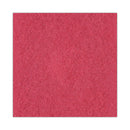 Boardwalk Buffing Floor Pads, 20" Diameter, Red, 5/Carton