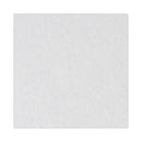 Boardwalk Polishing Floor Pads, 18" Diameter, White, 5/Carton