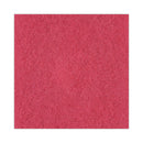 Boardwalk Buffing Floor Pads, 17" Diameter, Red, 5/Carton