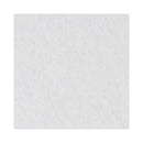 Boardwalk Polishing Floor Pads, 15" Diameter, White, 5/Carton