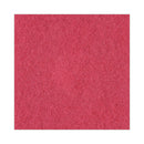 Boardwalk Buffing Floor Pads, 13" Diameter, Red, 5/Carton