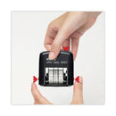 Trodat Printy Economy Date Stamp, Self-Inking, 1.63" x 0.38", Black