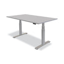 Fellowes Levado Laminate Table Top, 48" x 24" x , Gray