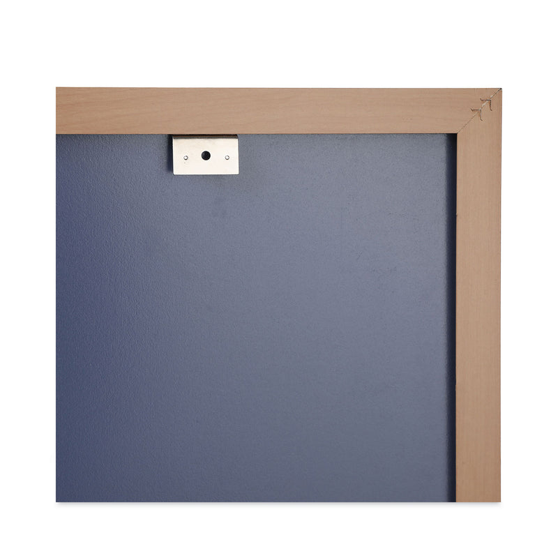 Universal Dry Erase Board, Melamine, 48 x 36, Oak Frame