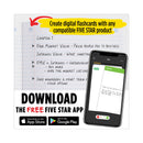 Five Star Composition Book, Medium/College Rule, Randomly Assorted Covers (Black/Blue/Green/Red/Yellow), 9.75 x 7.5, 100 Sheets