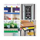 Carson-Dellosa Education Rolled Scalloped Border Set, 2.25" x  36 ft, Assorted, 6/Set