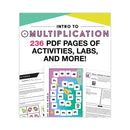 Carson-Dellosa Education In a Flash USB, Intro to Multiplication, Ages 7-9, 236 Pages