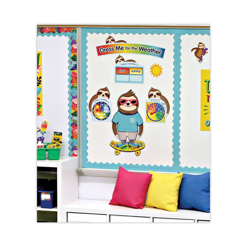 Carson-Dellosa Education Curriculum Bulletin Board Set, Dress Me for the Weather, 54 Pieces
