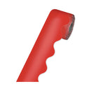 Carson-Dellosa Education Rolled Scalloped Borders, 2.25" x 65 ft, Red