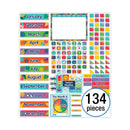 Carson-Dellosa Education Calendar Bulletin Board Set, One World, 134 Pieces
