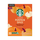 Starbucks Pumpkin Spice Coffee, K-Cups, 22/Box, 4 Boxes/Carton