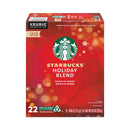 Starbucks Holiday Blend Coffee, K-Cups, 22/Box, 4 Boxes/Carton
