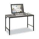 Safco Simple Work Desk, 45.5" x 23.5" x 29.5", Gray