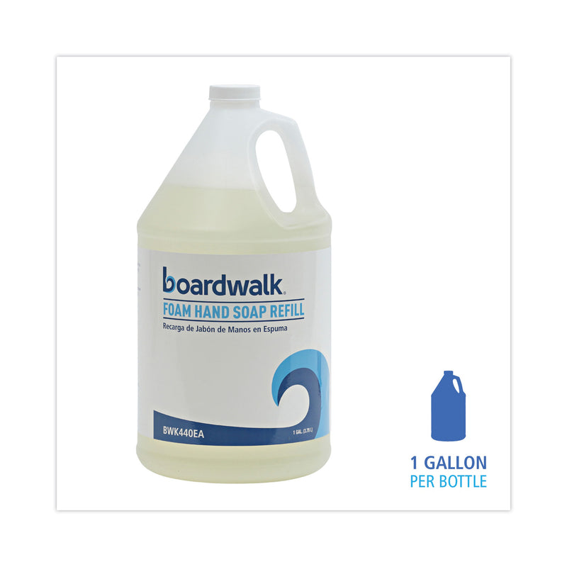 Boardwalk Foaming Hand Soap, Herbal Mint Scent, 1 gal Bottle