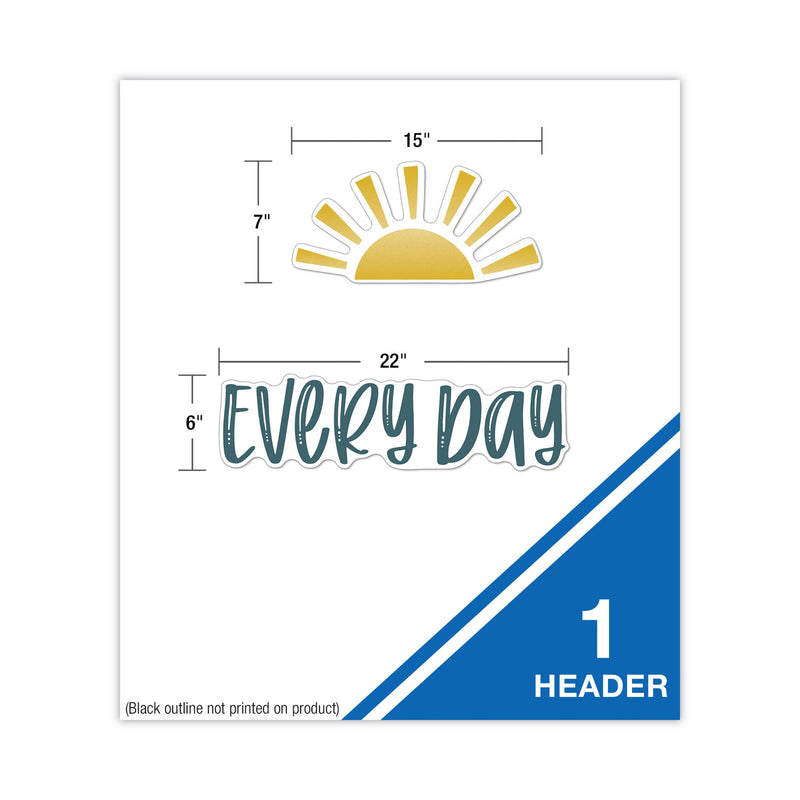 Carson-Dellosa Education Motivational Bulletin Board Set, Everyday Is an Adventure, 42 Pieces