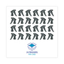 Boardwalk Chemical-Resistant Trigger Sprayer 320CR, 7.25" Tube, Fits16 oz Bottles, Gray, 24/Carton