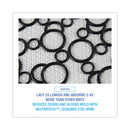 Boardwalk Urinal Mat 2.0, Rubber, 17.5 x 20, Black/White, 6/Carton