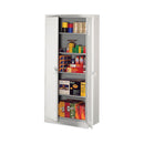 Alera Assembled 78" High Heavy-Duty Welded Storage Cabinet, Four Adjustable Shelves, 36w x 24d, Light Gray