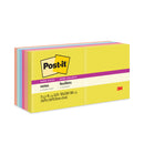 Post-it Note Pads in Summer Joy Collection Colors, 3" x 3", Summer Joy Collection Colors, 90 Sheets/Pad, 12 Pads/Pack