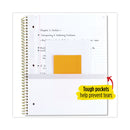 Five Star Style Wirebound Notebook, 1 Subject, Medium/College Rule, Assorted Geometrics Covers, 11 x 8.5, 100 Sheets, 3/Pack