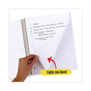 Five Star Style Wirebound Notebook, 1 Subject, Medium/College Rule, Assorted Geometrics Covers, 11 x 8.5, 100 Sheets, 3/Pack