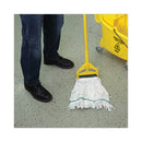 Boardwalk Loop End Rayon Mop Head, Rayon, Medium, 14 oz, White, Dozen